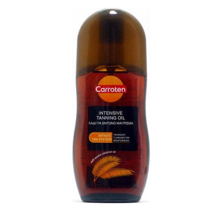 Carroten Intensive Tanning Oil Spray Αντηλιακό Λάδι Σώματος Για Έντονο Μαύρισμα Με Έλαιο Καρύδας SPF0 125ml