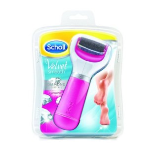 Scholl Velvet Soft Diamond Ηλεκτρική Λίμα Ποδιών Χρώμα Ροζ