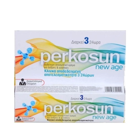 Perkosun New Age 3 days ουδέτερη αποσμητική κρέμα για άνδρες και γυναίκες διάρκειας 3 ημερών 20gr