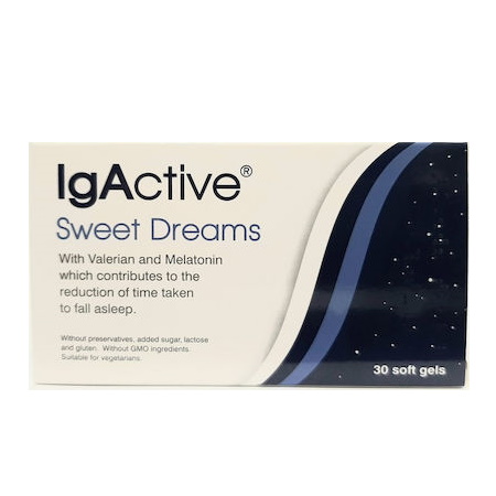 IgActive Sweet Dreams Συμπλήρωμα Διατροφής για Εύκολο Ύπνο 30 μαλακές κάψουλες