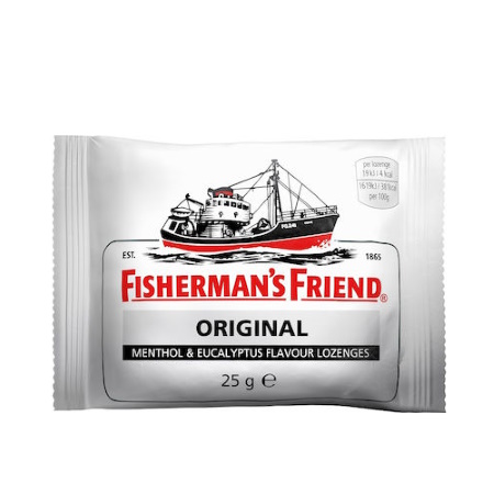 Fishermans Friend Original Καραμέλες Extra Strong Μινθόλη & Ευκάλυπτος 25gr