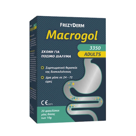 Frezyderm Macrogol 3350 Adults, Συμπλήρωμα Σε Σκόνη Για Θεραπεία Της Δυσκοιλιότητας 20x10gr