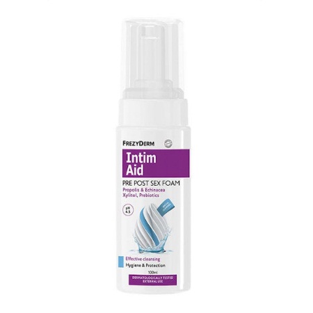 Frezyderm Intim Aid Pre Post Sex Foam Ph4.5 Αφρός Καθαρισμού Ευαίσθητης Περιοχής Πριν Την Έναρξη Σεξουαλικών Επαφών 100ml