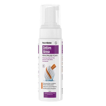 Frezyderm Intim Area Menopause Foam Ph7.0 Αφρός Καθαρισμού Ευαίσθητης Περιοχής για μετά την Εμμηνόπαυση 200ml