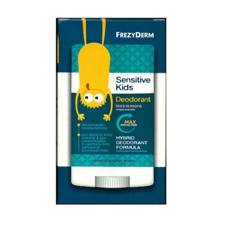 Frezyderm Kids Sensitive Deodorant Max Protection Παιδικό Αποσμητικό Στικ 40ml