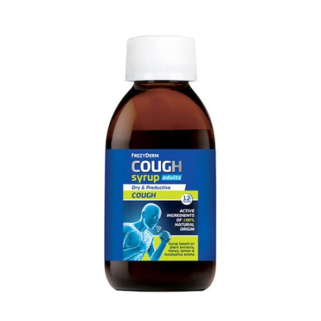 Frezyderm Cough Syrup Adults Σιρόπι για τον Ξηρό & Παραγωγικό Βήχα από 12+ ετών 182gr