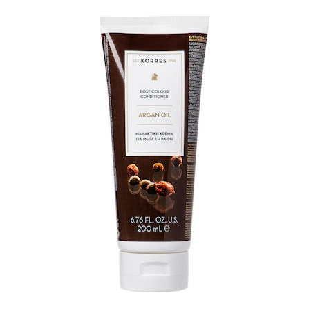 Korres Post Colour Argan Oil Conditioner Μαλακτική Κρέμα για Μετά τη Βαφή με Έλαιο Argan 200ml