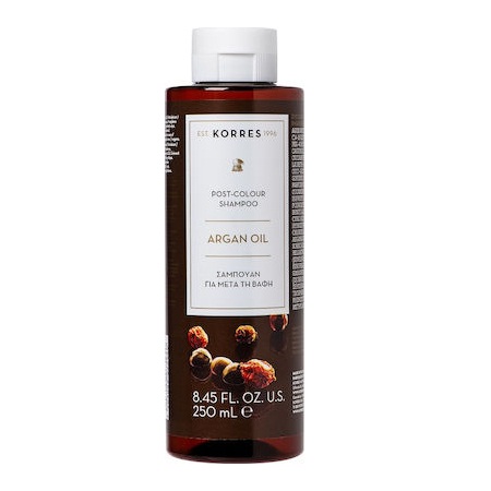 Korres Argan Oil Post Colour Σαμπουάν Για Μετά Τη Βαφή Με Έλαιο Argan 250ml