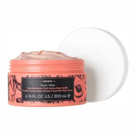 Korres Dual Hyaluronic Multi Actionbody Souffle Peach Βαθιά Ενυδάτωση Σώματος με Άρωμα Ροδάκινο 200ml