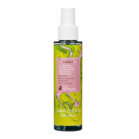 Korres Cucumber,Bamboo Body Mist Ενυδατικό Σπρέι Σώματος με Δροσερό Άρωμα Αγγούρι & Μπαμπού 100ml