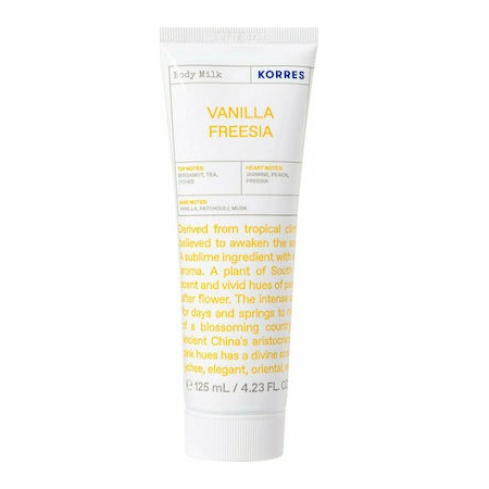 Korres Body Milk Vanilla Freesia Ενυδατικό Γαλάκτωμα Σώματος 125ml