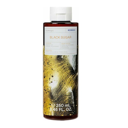 Korres Showergel Black Sugar Αφρόλουτρο με Άρωμα Μαύρης Ζάχαρης 250ml
