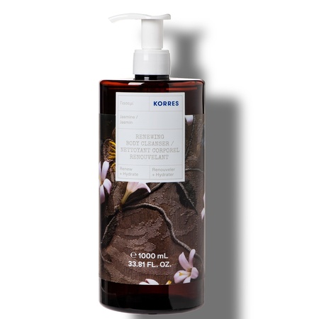 Korres Body Cleanser Jasmine Αφρόλουτρο με Άρωμα Γιασεμί 1 Λίτρο