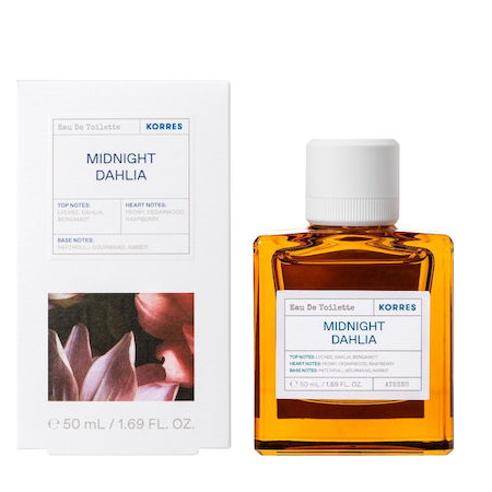 Korres Midnight Dahlia Eau de Toilette Γυναικείο Άρωμα Νότες Lychee Dahlia Bergamot 50ml