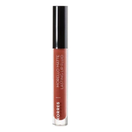 Korres Morello Matte Lasting Lip Fluid 58 Red Clay Υγρό Κραγιόν 3.4ml