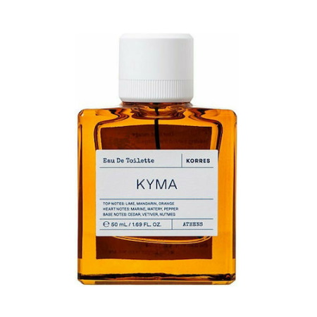 Korres Κύμα Eau De Toilette Ανδρικό Αρωμα με Νότες Από Lime, Μανταρίνι & Πορτοκάλι 50ml