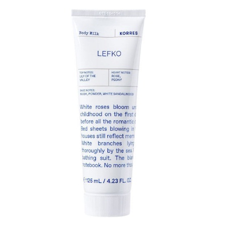 Korres Body Milk Lefko Γαλάκτωμα Σώματος 125ml