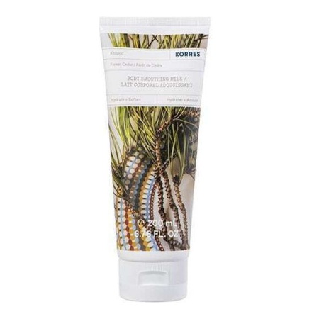 Korres Body Smoothing Milk Forest Cedar Ενυδατικό Γαλάκτωμα Σώματος Κέδρος 200ml