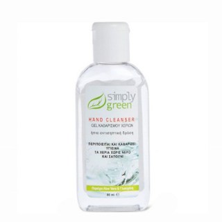 Simply Green Hand Cleanser Τζελ Καθαρισμού Χεριών 80ml