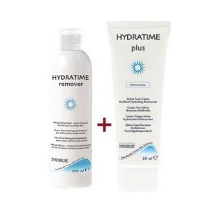 Synchroline Πακέτο Hydratime Remover Τζελ Καθαρισμού 200ml + Hydratime Plus Ενυδατική Προσώπου 50ml