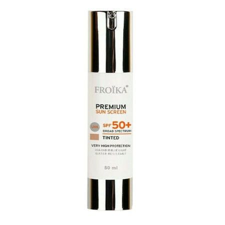 Froika Premium Sunscreen Tinted Αντιηλιακή Κρέμα Προσώπου Με Χρώμα SPF50 50ml