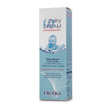 Froika Dermopediatric Baby Cream Κρέμα Φραγμού με Zinc Oxide για Κάθε Αλλαγή Πάνας 125ml