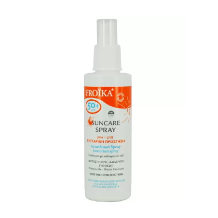 Froika Suncare Spray SPF50 Αντηλιακό spray ενυδάτωσης με υαλουρονικό οξύ 125ml