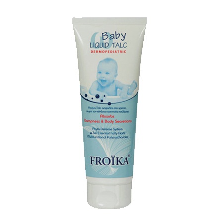 Froika Dermopediatric Baby Liquid Talc Κρέμα Ταλκ Για Απορρόφηση της Υγρασίας 125ml