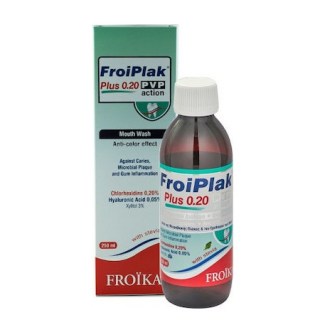 Froika Froiplak 0.2 PVP Action Mouthwash Αντισηπτικό Στοματικό Διάλυμα 250ml