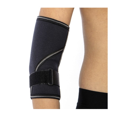 Anatomic Help 0060 Επιαγκωνίδα με Δέστρα ΜΑΥΡΟ Μέγεθος M