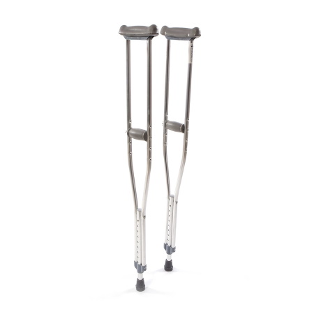 Anatomic Help 0621 Πατερίτσα Μεταλλική Παιδική Ασημί 1 Ζευγάρι