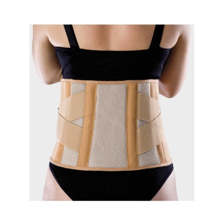 Anatomic Help 0122 Air Mesh Ζώνη Οσφύος Πολλαπλών Παθήσεων Ελαστική Χρώμα Μπεζ Μέγεθος XXL