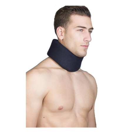 Anatomic Help 0550 Αυχενικό Κολάρο 7cm (Μαλακό) Χρώμα Μαύρο Μέγεθος One Size
