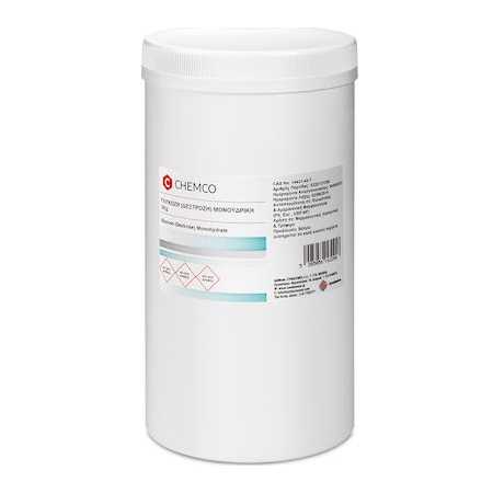 Chemco Glucose Dextrose Γλυκόζη Δεξτρόζη Μονοϋδρική σε Σκόνη 1000gr