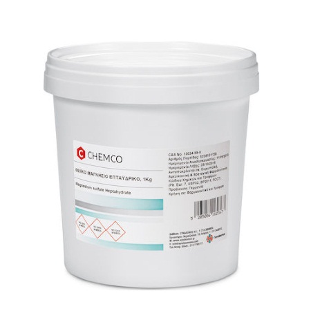 Chemco Epsom Salt Μαγνήσιο Θειικό Επταϋδρικό 1000gr