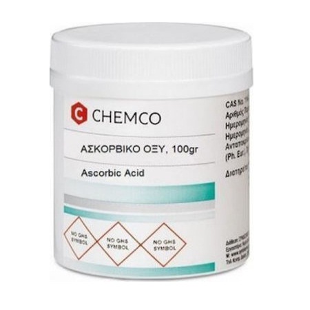 Chemco Ascorbic Acid Ασκορβικό Οξύ σε Σκόνη 100gr