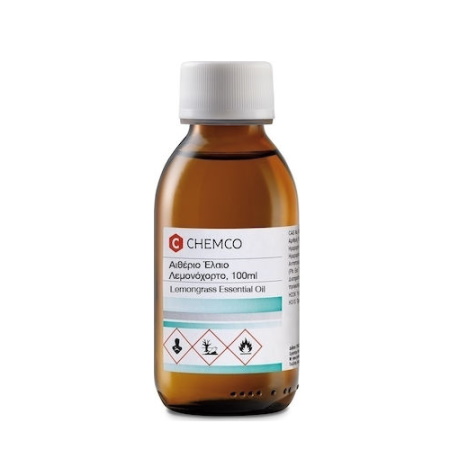 Chemco Lemongrass Essential Oil Αιθέριο Έλαιο Λεμονόχορτο 100ml