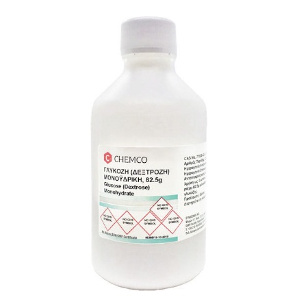 Chemco Glucose Dextrose Monohydrate Γλυκόζη (Δεξτρόζη) Μονοϋδρική 82.5g