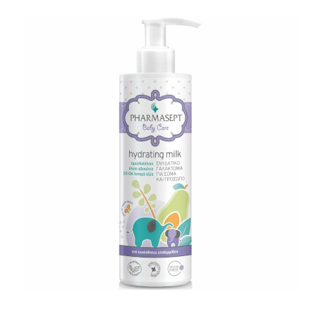 Pharmasept Hydrating Milk Βρεφικό Ενυδατικό Γαλάκτωμα με Φυτικά Έλαια Για Σώμα Και Πρόσωπο 250ml