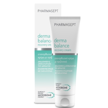 Pharmasept Derma Balance Recovery Cream Επανορθωτική Κρέμα Προσώπου με Πρεβιοτικά για Ευαίσθητες & με τάση Ατοπίας Επιδερμίδα 100ml