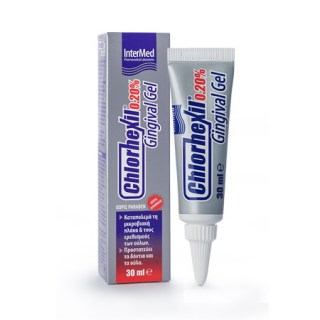 Intermed Chlorhexil 0.20 % Gel Αντισηπτική Γέλη για την Στοματική Κοιλότητα 30ml