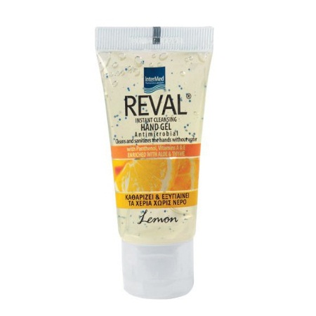 Intermed Reval Hand Gel Lemon Αντισηπτικό Τζελ Χεριών με Άρωμα Λεμόνι 30ml