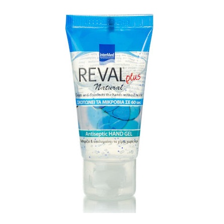 Intermed Reval Plus Natural Hand Gel Αντισηπτικό Τζελ Χεριών 30ml