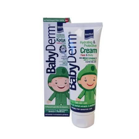 Intermed Babyderm Hydrating & Protective Cream για Ενυδάτωση Face & Body 125ml