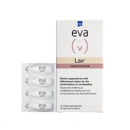 Intermed Eva Constipation Lax Υπόθετα 10 τεμάχια