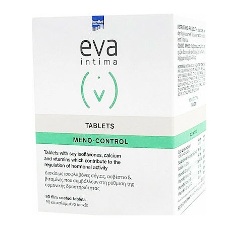 Eva Intima Tablets Meno-Control Καθημερινό Συμπλήρωμα Διατροφής για τις Ανάγκες της Περι-εμμηνοπαυσιακής Περιόδου 90 Ταμπλέτες