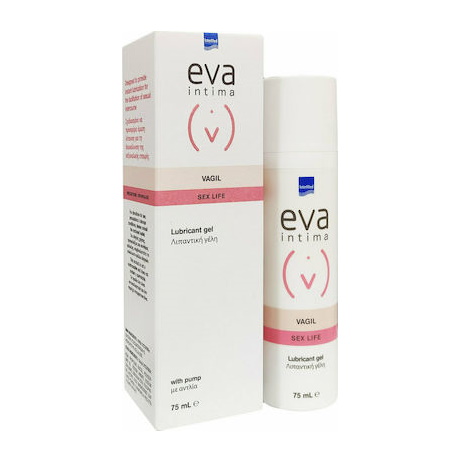 Intermed Eva Intima Vagil Sex Life Lubricant Gel Λιπαντική Γέλη για τη Διευκόλυνση της Σεξουαλικής Επαφής 75ml