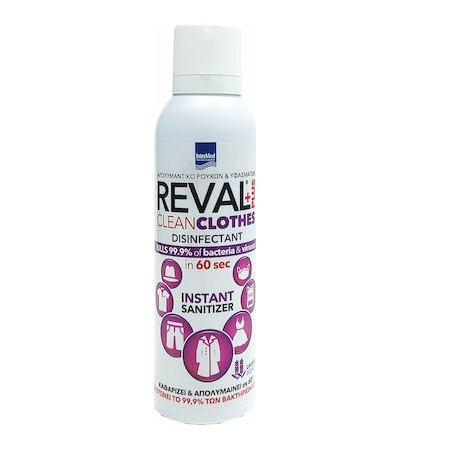 Intermed Reval Plus Clean Clothes Cotton Fresh Απολυμαντικό Ρούχων & Υφασμάτων Με Άρωμα Λεβάντας 200ml