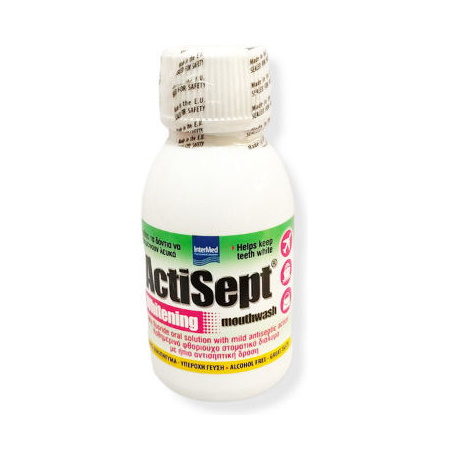 Intermed Actisept Whitening Στοματικό Διάλυμα για Λεύκανση 100ml