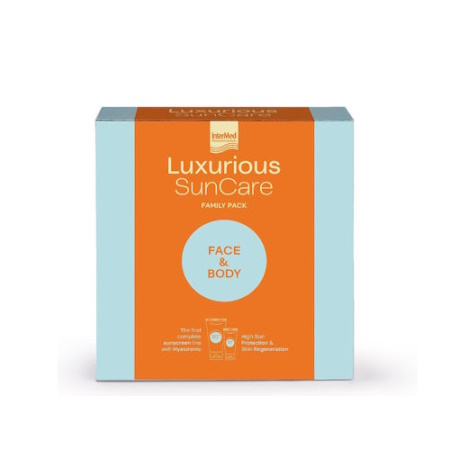 Intermed Luxurious Suncare Face & Body SPF30 Σετ με Αντηλιακή Κρέμα Προσώπου & Αντηλιακό Γαλάκτωμα Σώματος